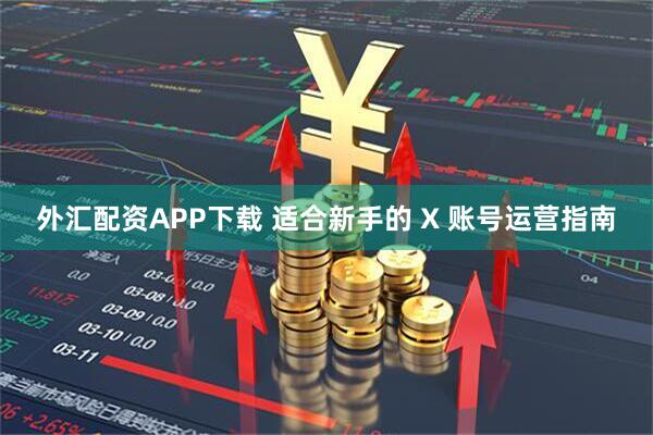 外汇配资APP下载 适合新手的 X 账号运营指南